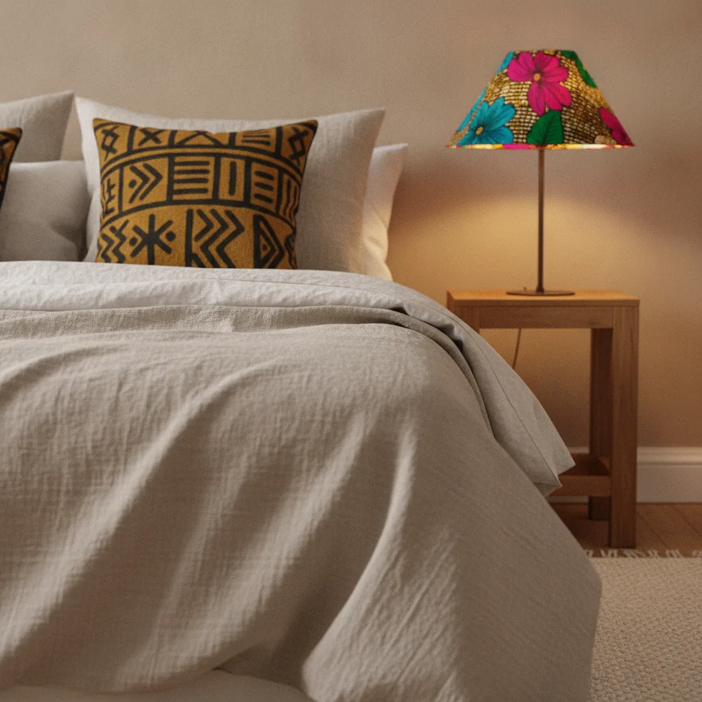 chambre style afro scandinave