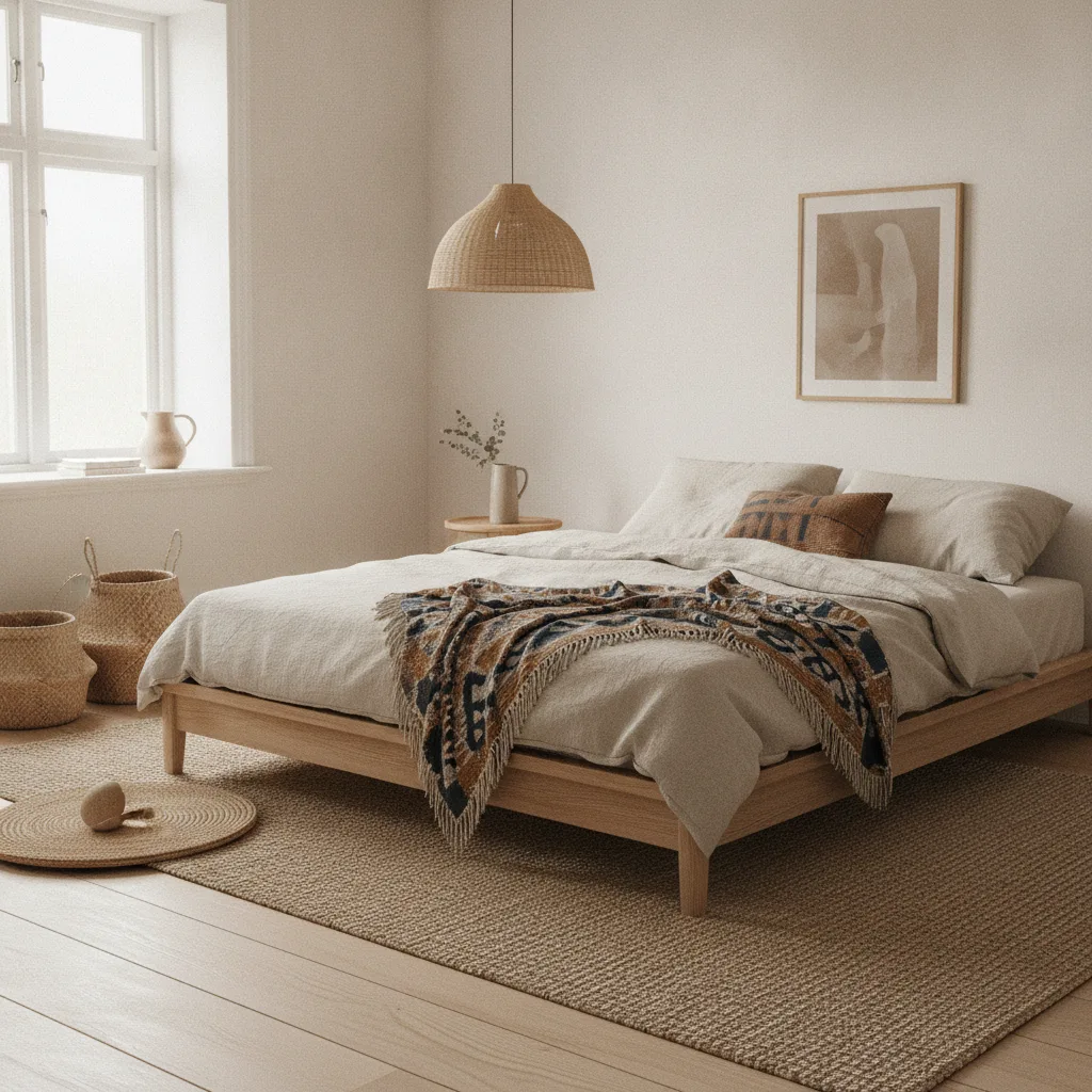 Chambre style afro scandinave, idées déco et couleurs - chambre style afro scandinave
